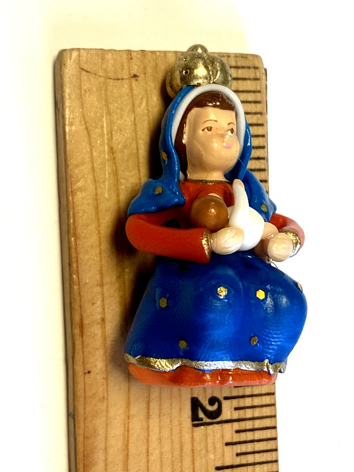 Our Lady of the Milk Miniature 1.78" Statue, New from Colombia #055 - Bob and Penny Lord