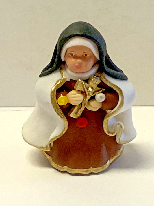 Saint Therese of Lisieux Miniature 1.50"  Statue, New From Colombia #L045 - Bob and Penny Lord