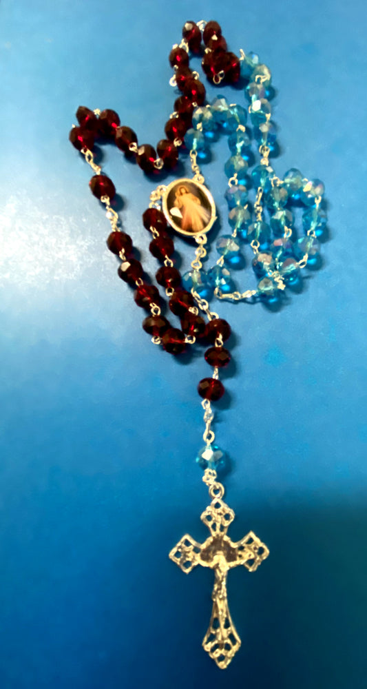 Divine Mercy Handmade Rosary,New from Colombia #L057 - Bob and Penny Lord