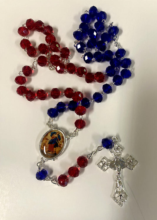 Our Lady of Untier/Undoer of Knots Handmade  Rosary, New from Colombia #L060 - Bob and Penny Lord