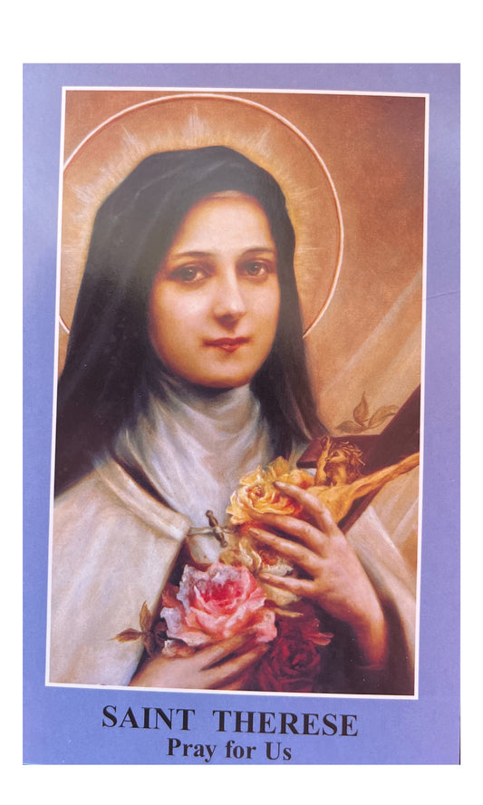 Saint Therese Miraculous Prayer Card - Bob and Penny Lord