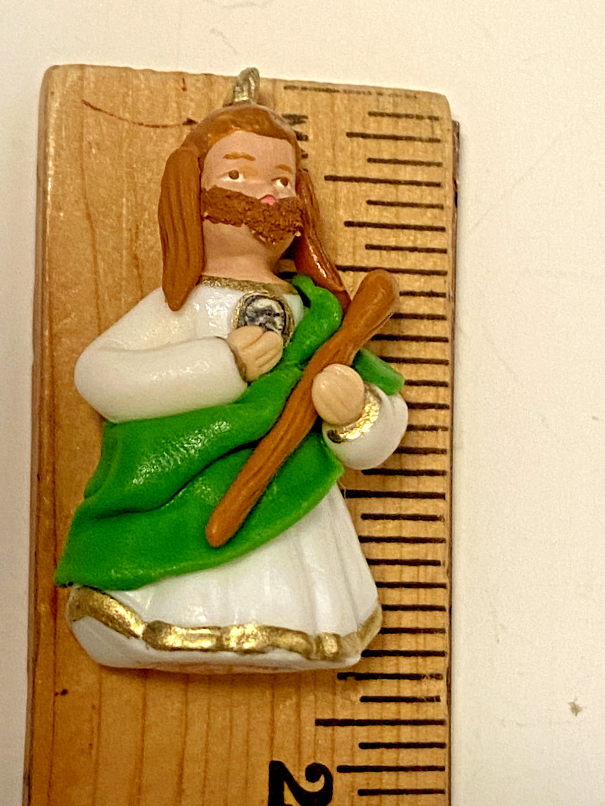 Saint Jude (Patron Saint of Difficult Situations) Miniature 1.75"Statue,New #L47 - Bob and Penny Lord