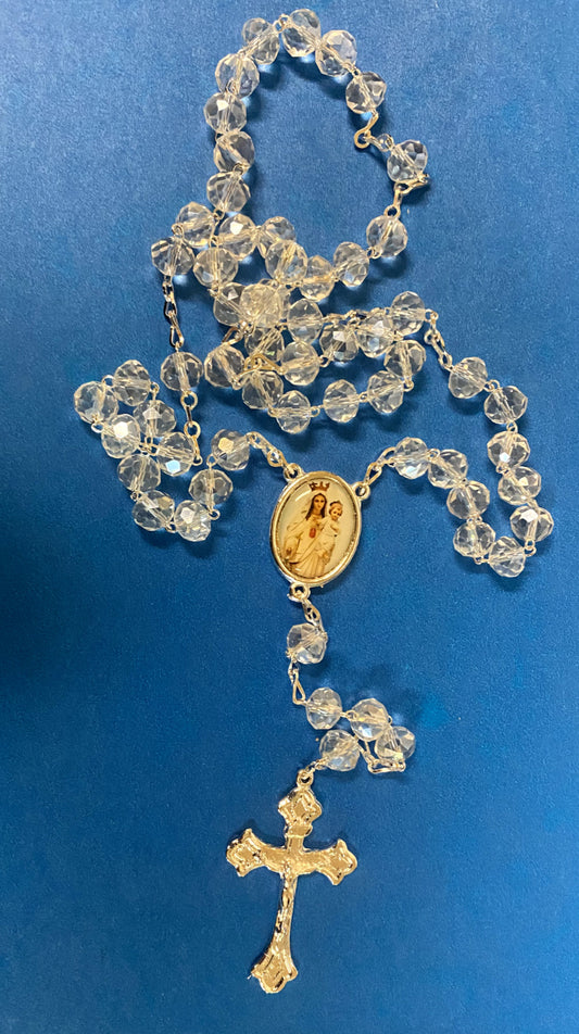 Our Lady of Mount Carmel Handmade Rosary,New from Colombia #L058 - Bob and Penny Lord