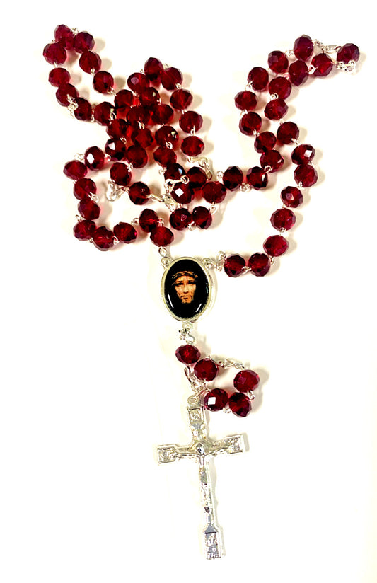 Crucified Jesus Christ Handmade  Rosary, New from Colombia #L062 - Bob and Penny Lord