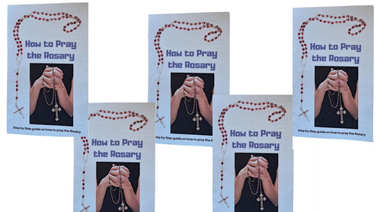 How to Pray the Rosary Prayer Card Packages - Bob and Penny Lord
