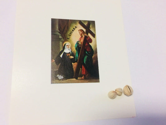 Saint Clare of Montefalco Nuts/Seeds, New from Italy - Bob and Penny Lord