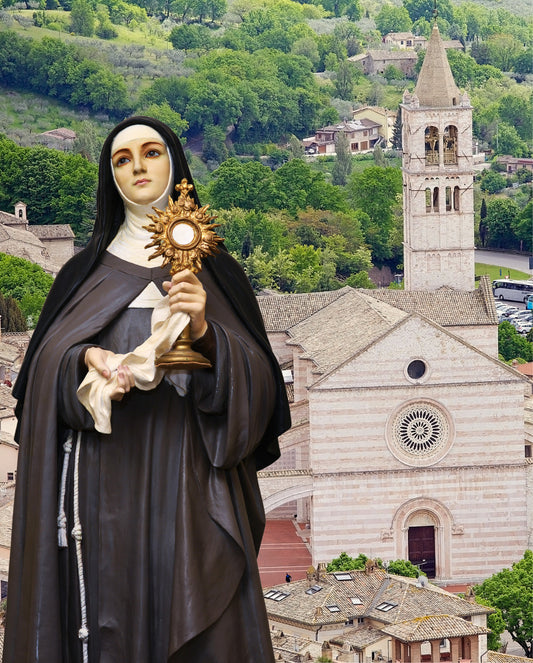 Saint Clare of Assisi 8 by 10 Image - Bob and Penny Lord