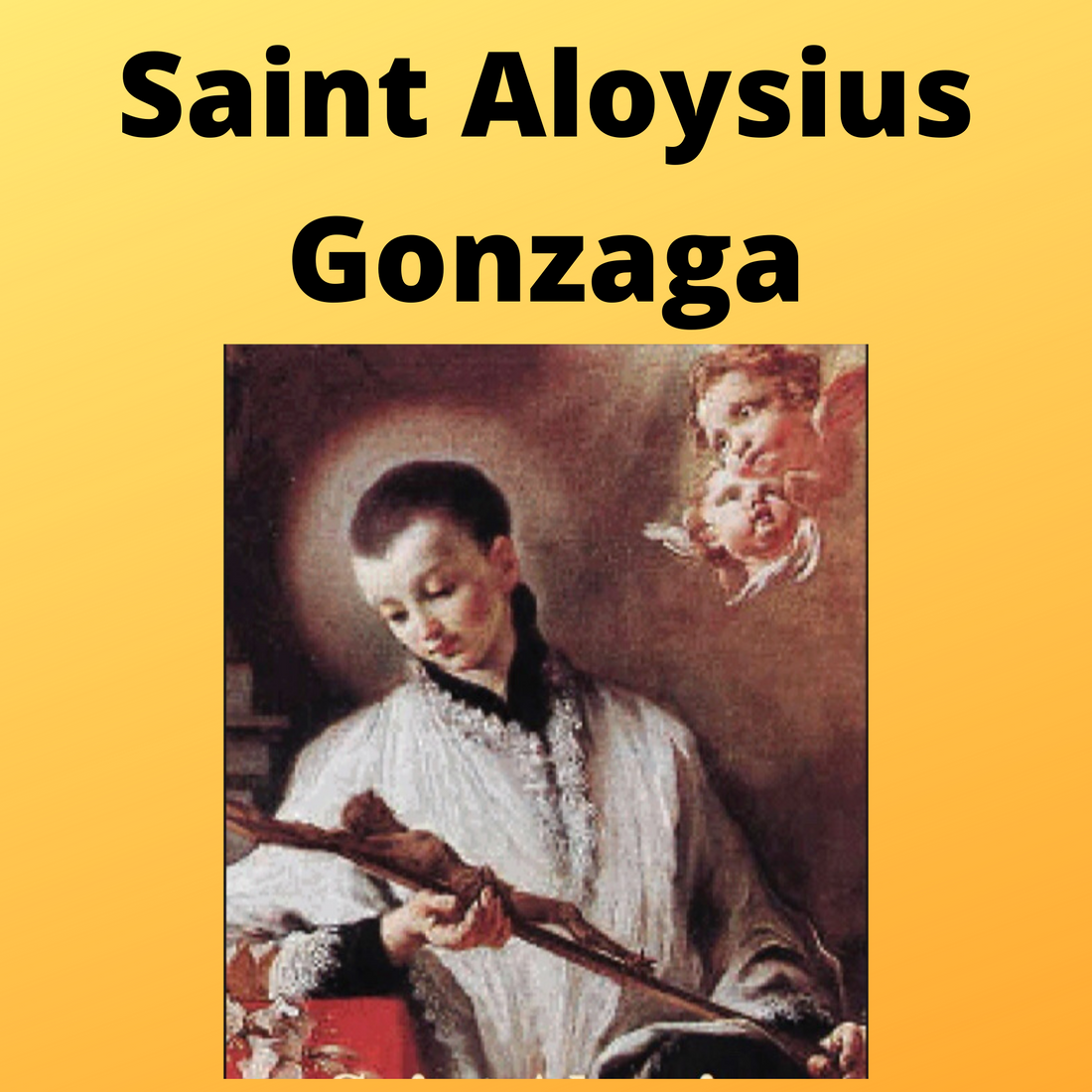 Saint Aloysius Gonzaga and the plague