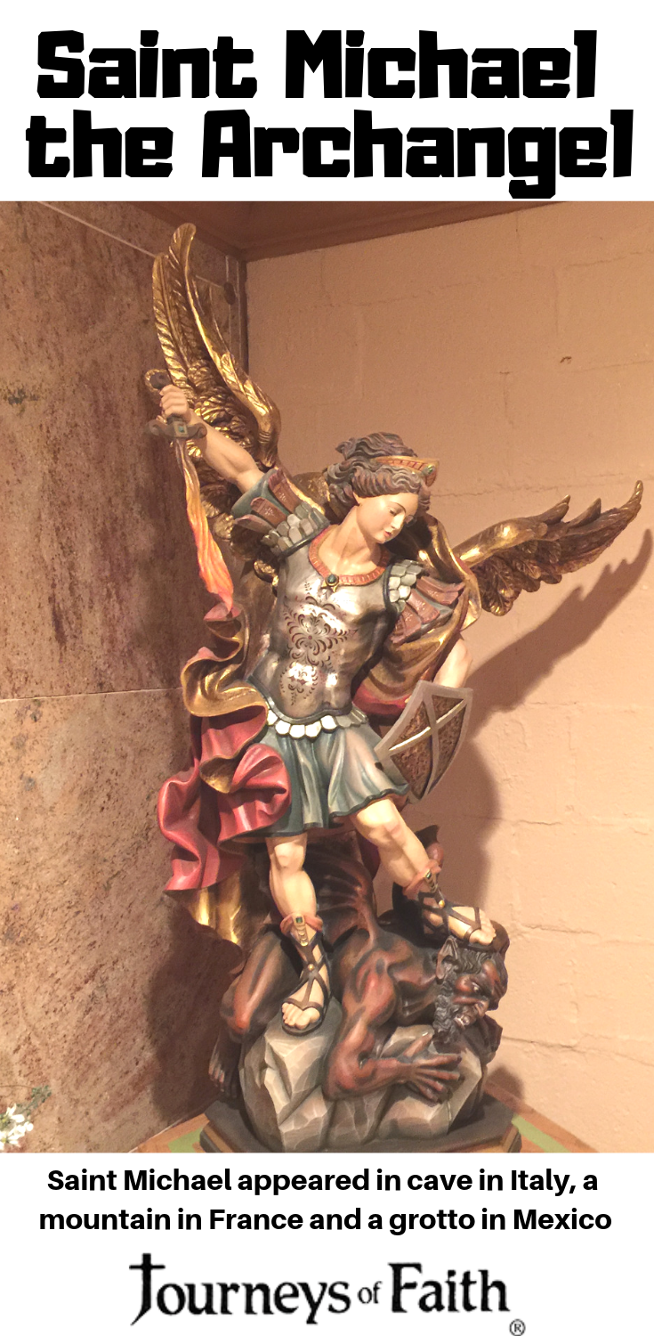 Saint Michael the Archangel has visited us many times!