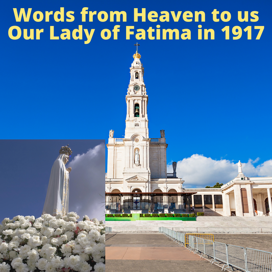 Words from Heaven to us - Our Lady of Fatima in 1917