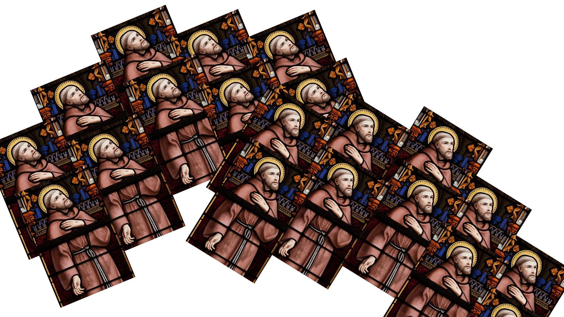 Saint Francis of Assisi Prayer Card Packages Laminated - Bob and Penny Lord