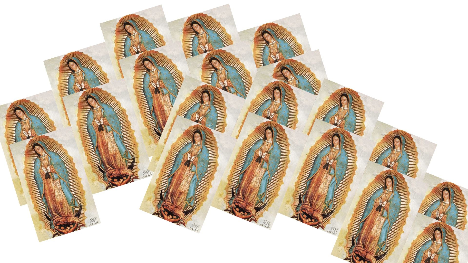 Our Lady of Guadalupe words to Juan Diego Prayer Card Packages - Bob and Penny Lord