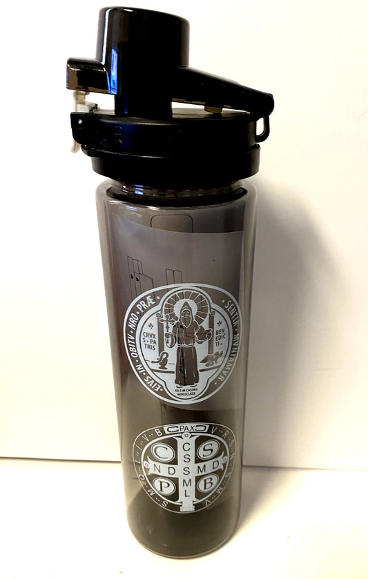 Saint Benedict 24 oz. Water Bottle New - Bob and Penny Lord