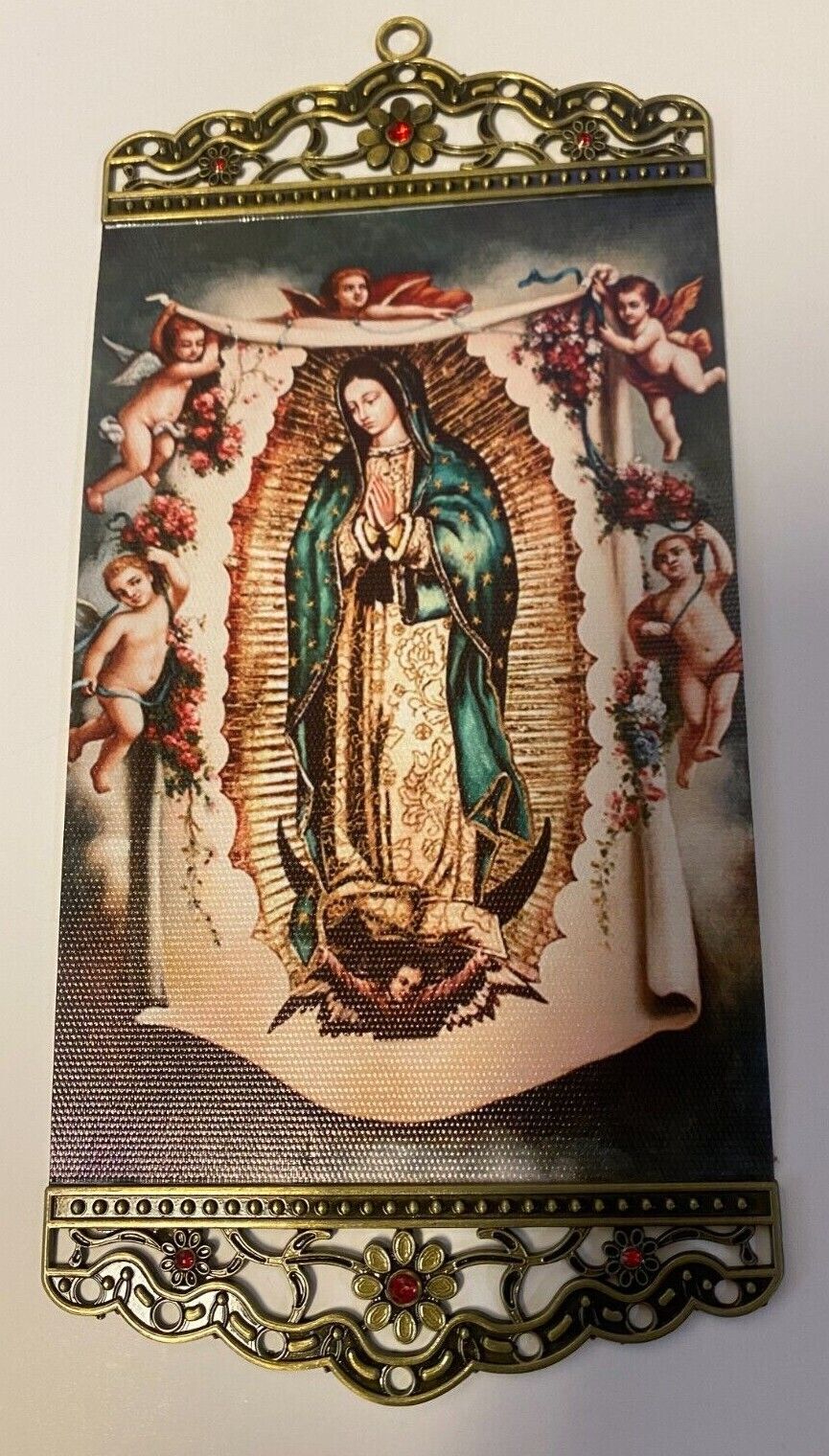 St Michael, Holy Family, Padre Pio, Our Lady of Guadalupe Canvas, New - Bob and Penny Lord