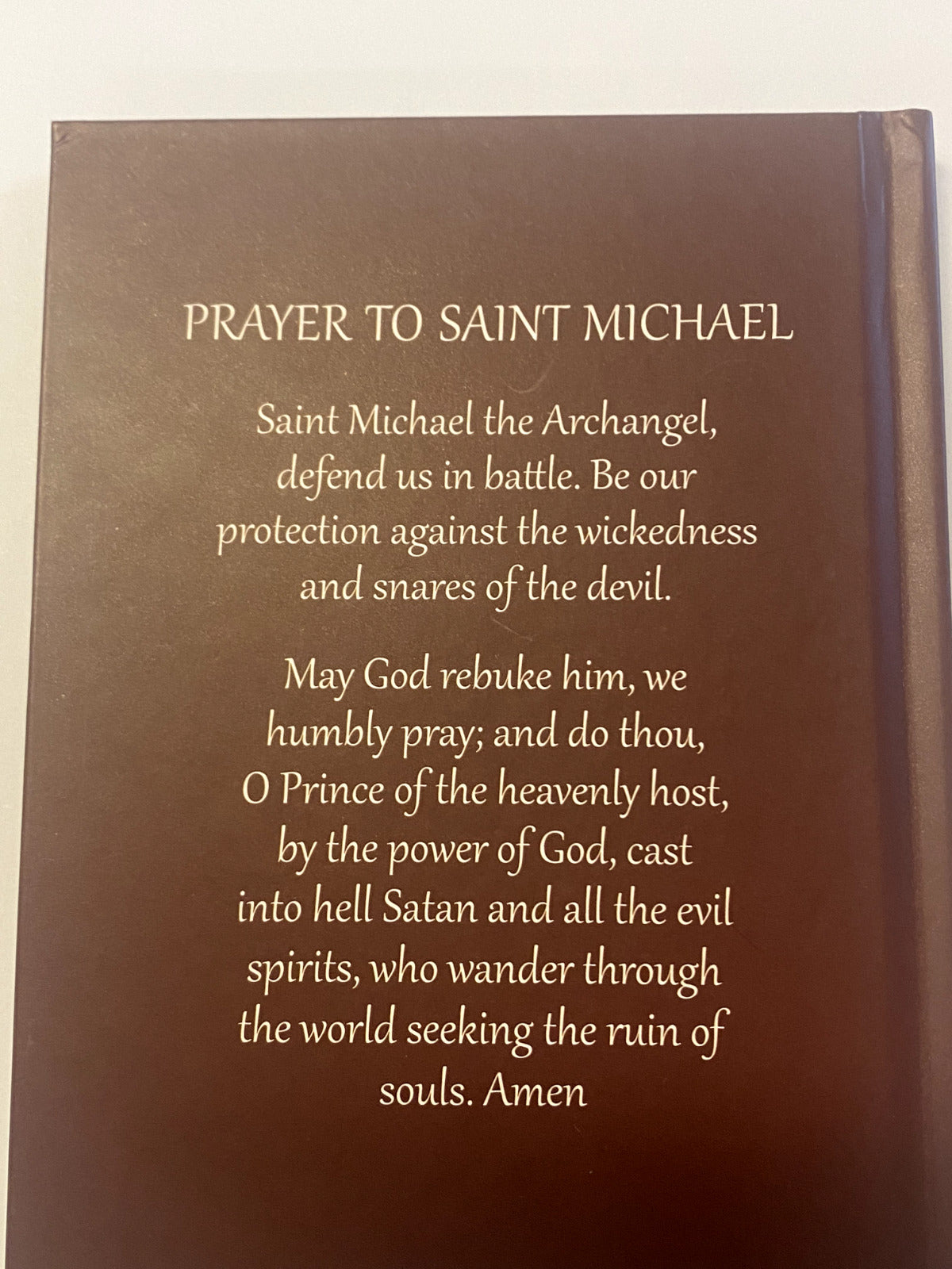 Saint Michael The Archangel Hardcover 6.25" Journal, New - Bob and Penny Lord