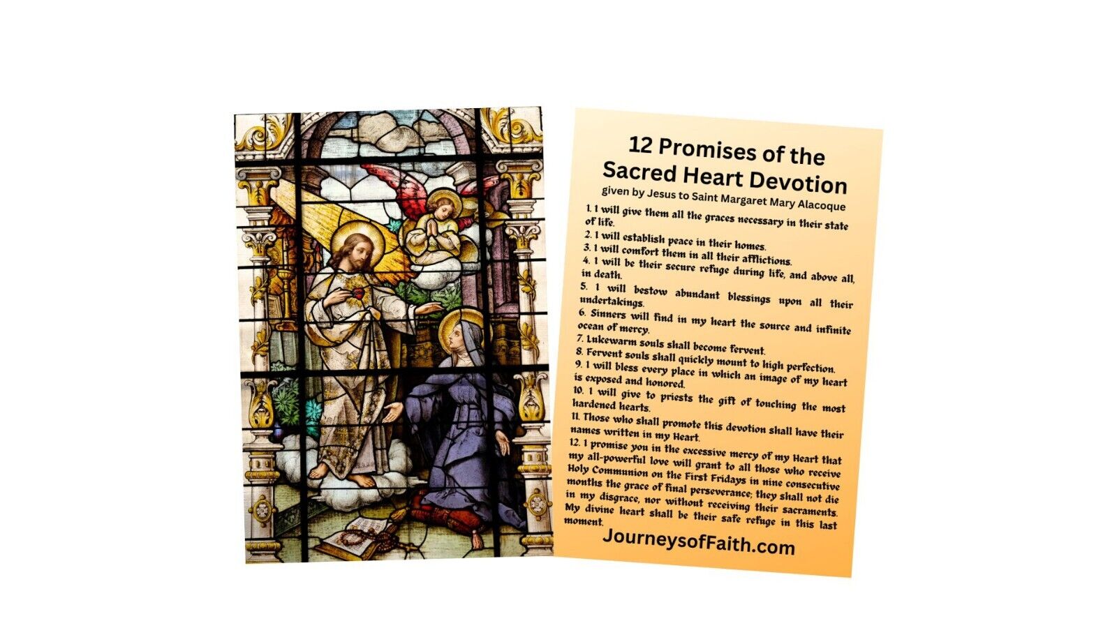 12 Promises of the Sacred Heart of Jesus - 10 Pack - Bob and Penny Lord