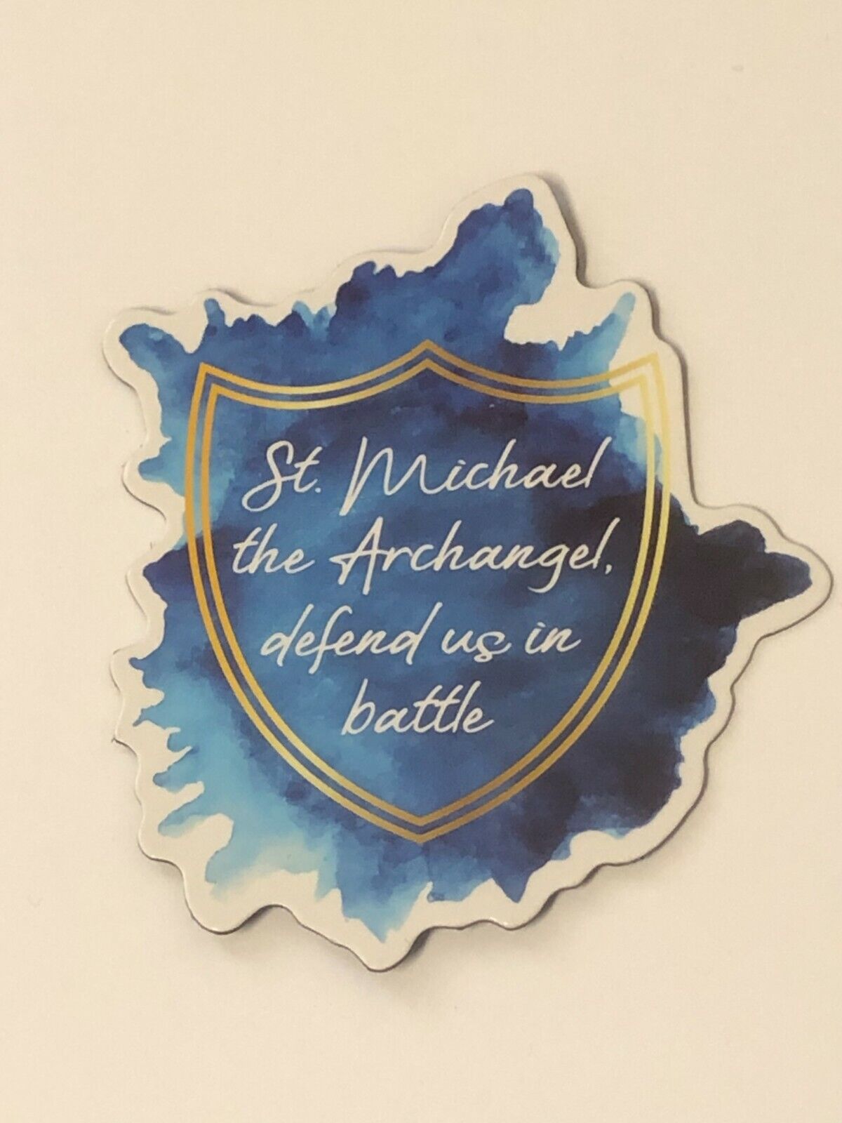 Saint Michael the Archangel Shield Magnet,  New - Bob and Penny Lord