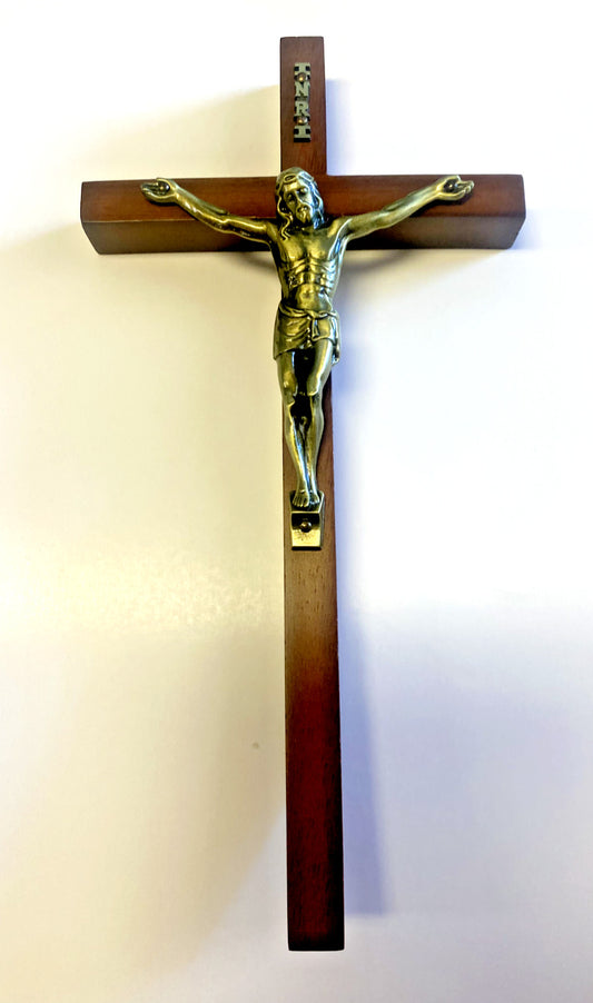 Maple Wood Crucifix, 10", New - Bob and Penny Lord