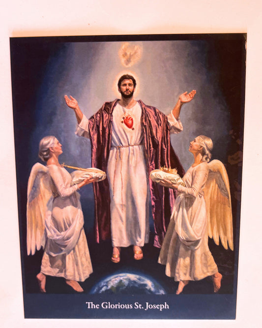 Glorious Saint Joseph Prayer Card