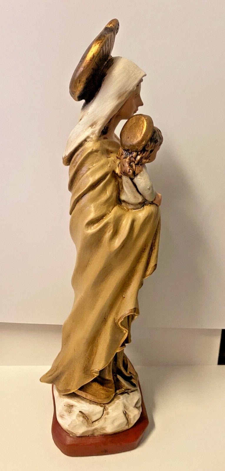 Our Lady Mary Star of the Sea Hand Painted 10.5" Statue, New From Colombia #L013 - Bob and Penny Lord