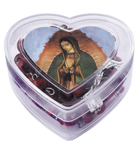 Our Lady of Guadalupe Rose Scented Rosary , New #AB-091 - Bob and Penny Lord