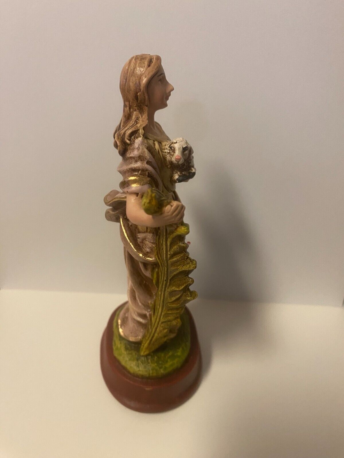 Saint Agnes 5.5" Statue, New From Colombia