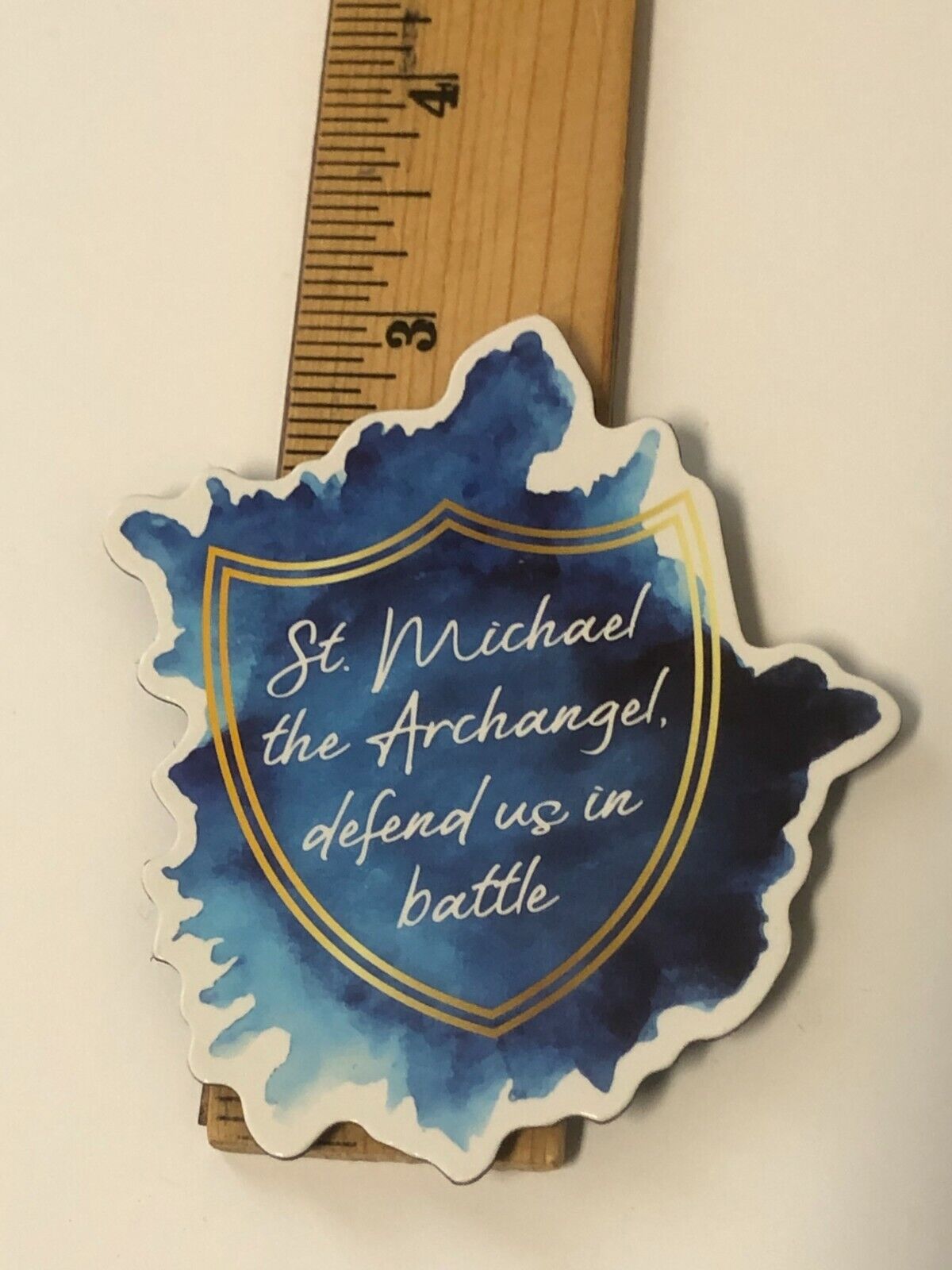 Saint Michael the Archangel Shield Magnet,  New - Bob and Penny Lord