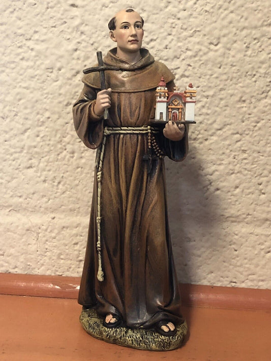 Saint Junipero Serra (Apostle the Americas)  8 " Statue, New - Bob and Penny Lord