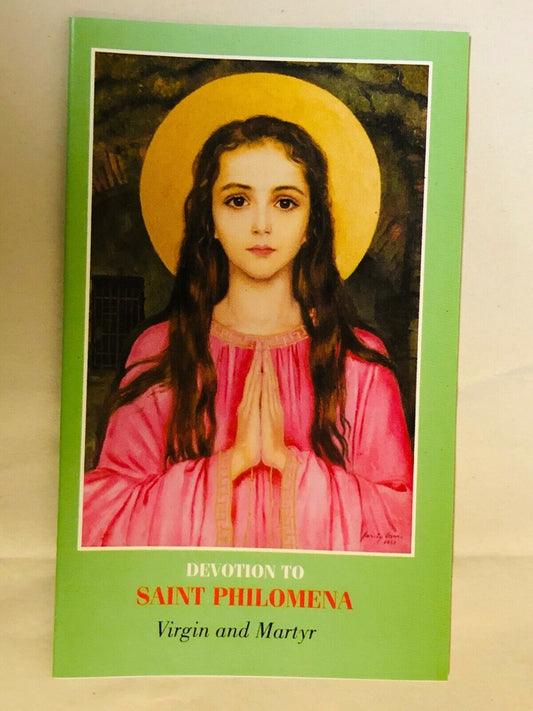 Saint Philomena Devotions Accordion Fold, New from Italy - Bob and Penny Lord