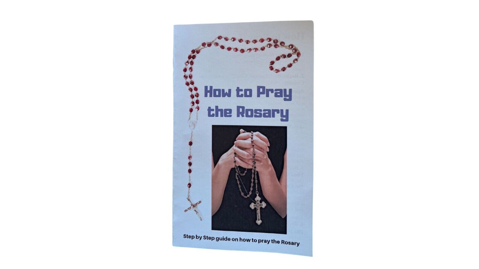 How to Pray the Rosary Prayer Card 50 Pack - Bob and Penny Lord