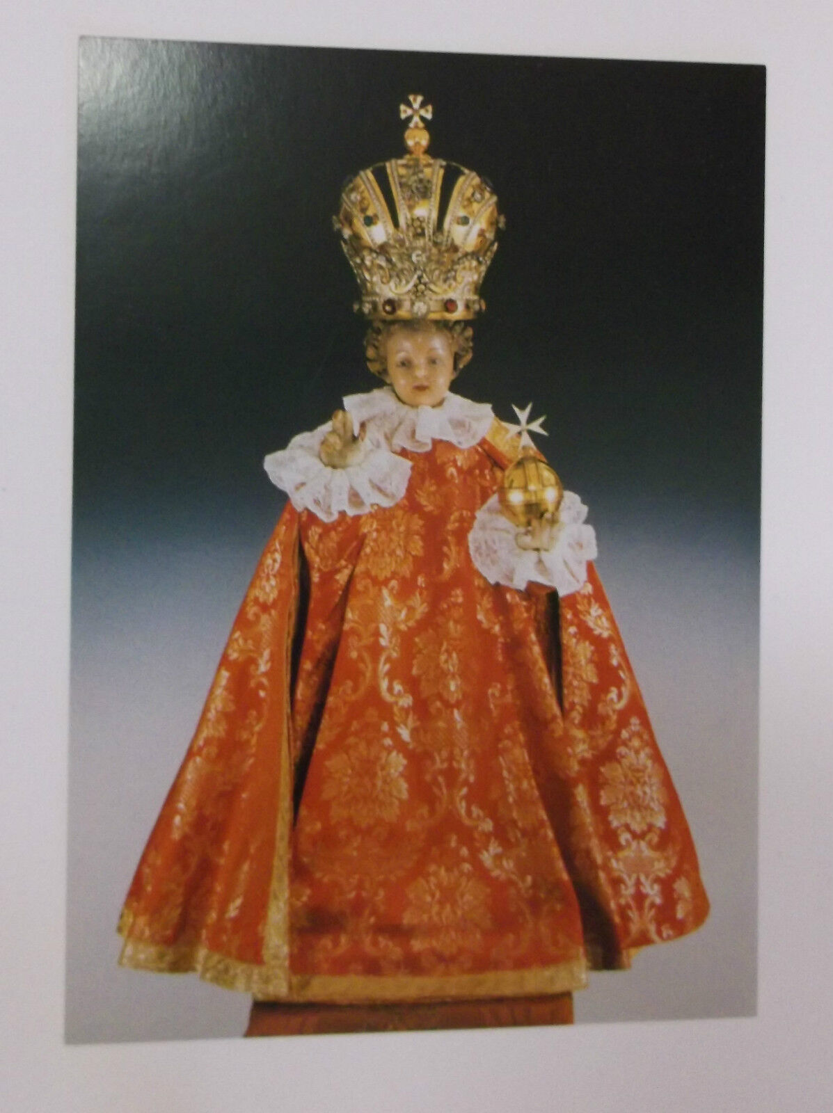 Infant of Prague Authentic Prayer Card, NEW