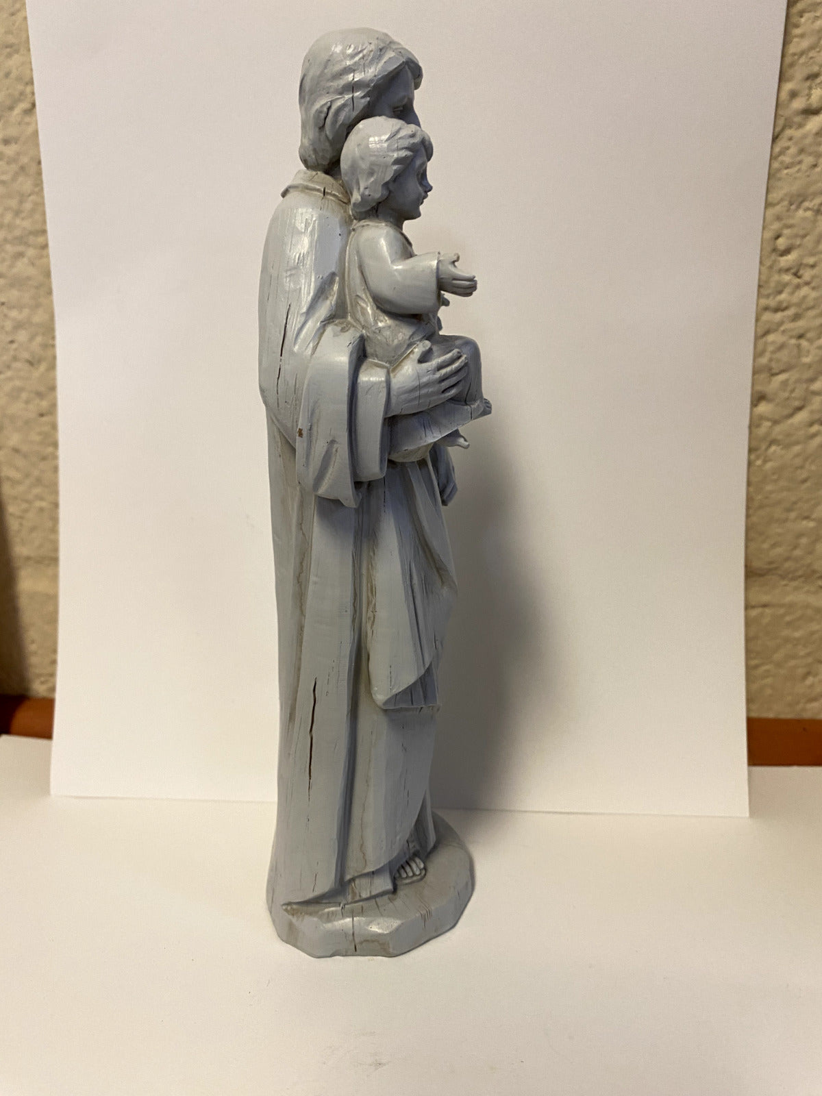 Saint Joseph with Child Stone Finish 8" Statue, New #AB-184 - Bob and Penny Lord
