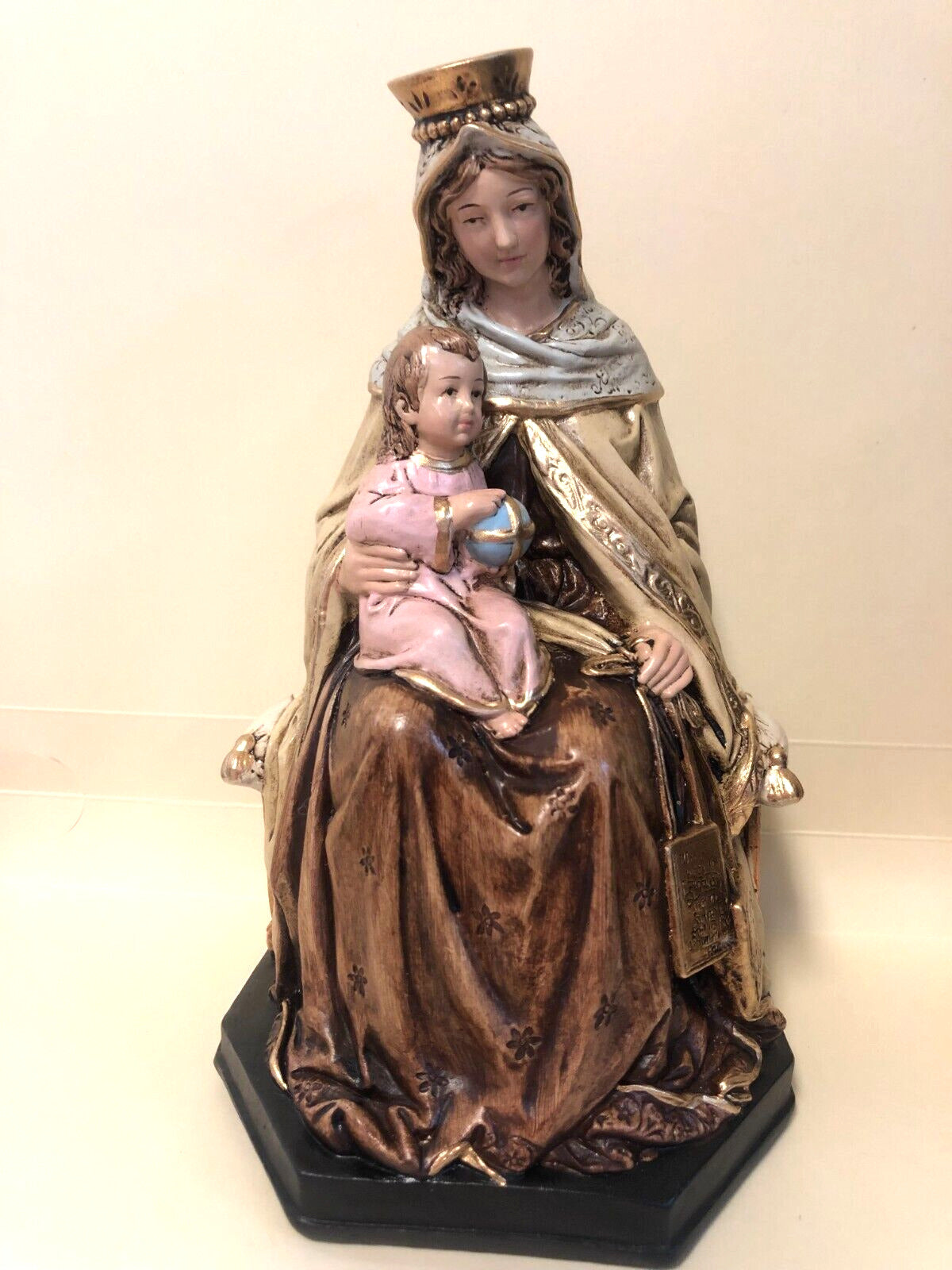 Our Lady of Mount Carmel 8" Statue, New from Colombia - Bob and Penny Lord