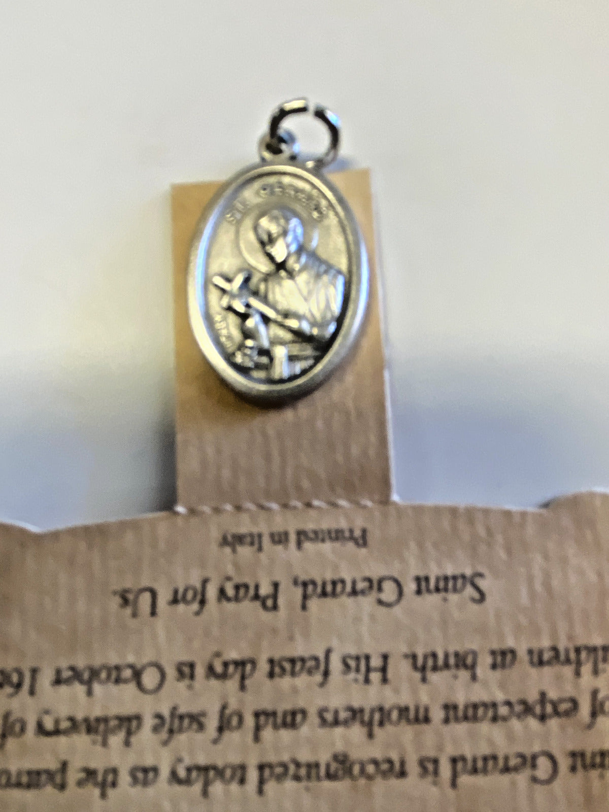 Saint Gerard Majella Patron Saint of Expectant Mothers Prayer + Medal, New - Bob and Penny Lord