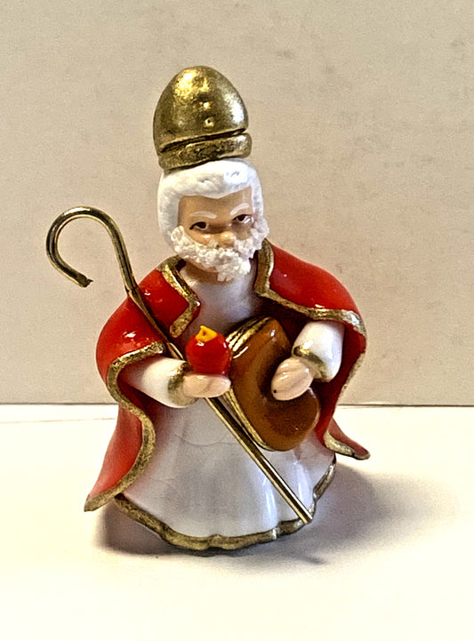 Saint Augustine  Miniature Statue 1.50", New from Colombia #L046 - Bob and Penny Lord