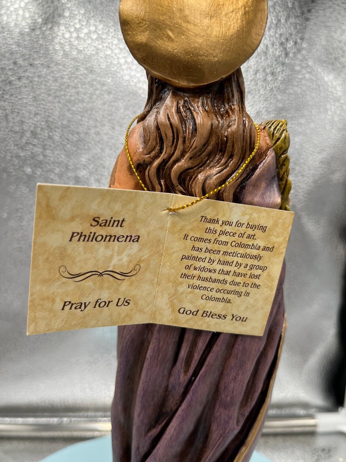 Saint Philomena 10"  Statue, New - Bob and Penny Lord