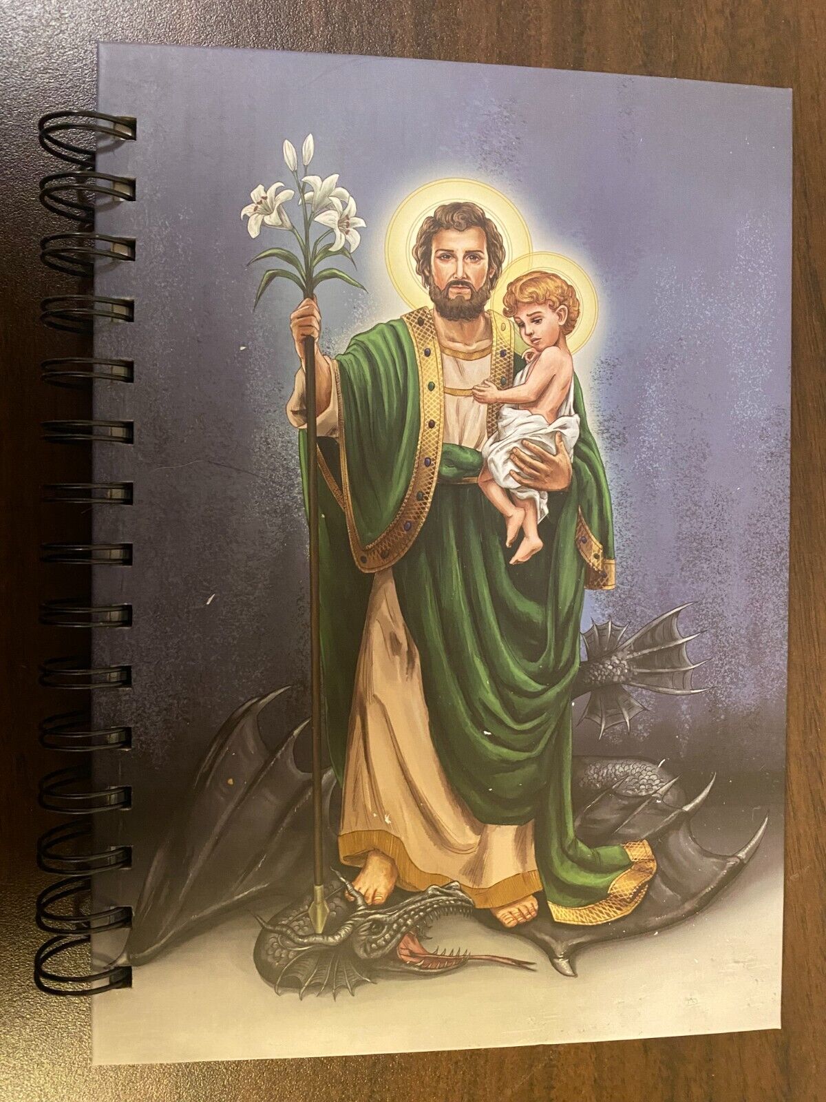 Saint Joseph with Child Hardcover Journal/Notebk, New #2