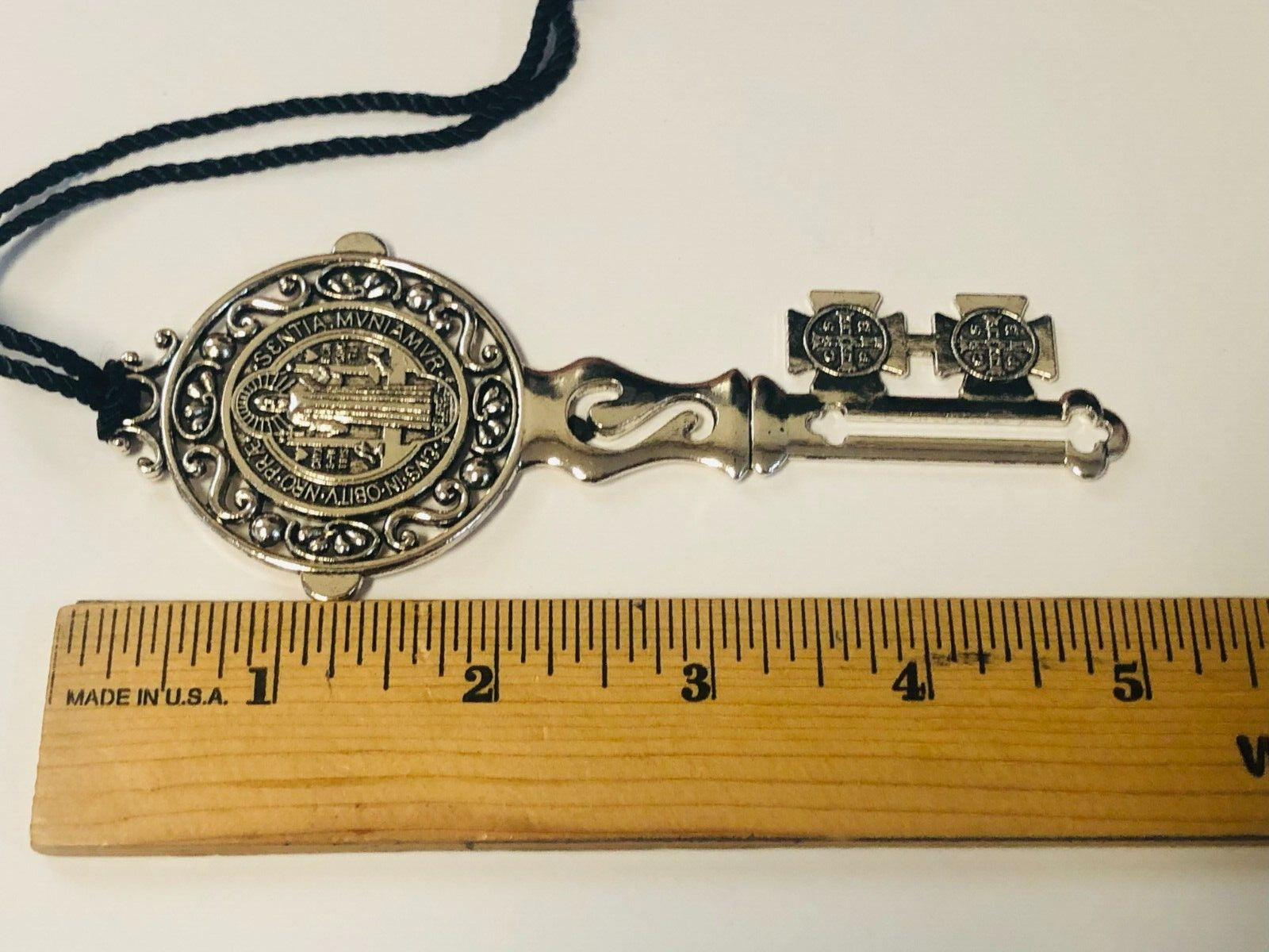 Saint Benedict Medal Large Key Hanger, New - Bob and Penny Lord