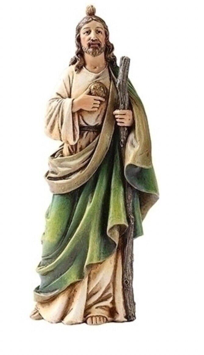 Saint Jude (Patron Saint of Difficult Situations) 6" Statue , New