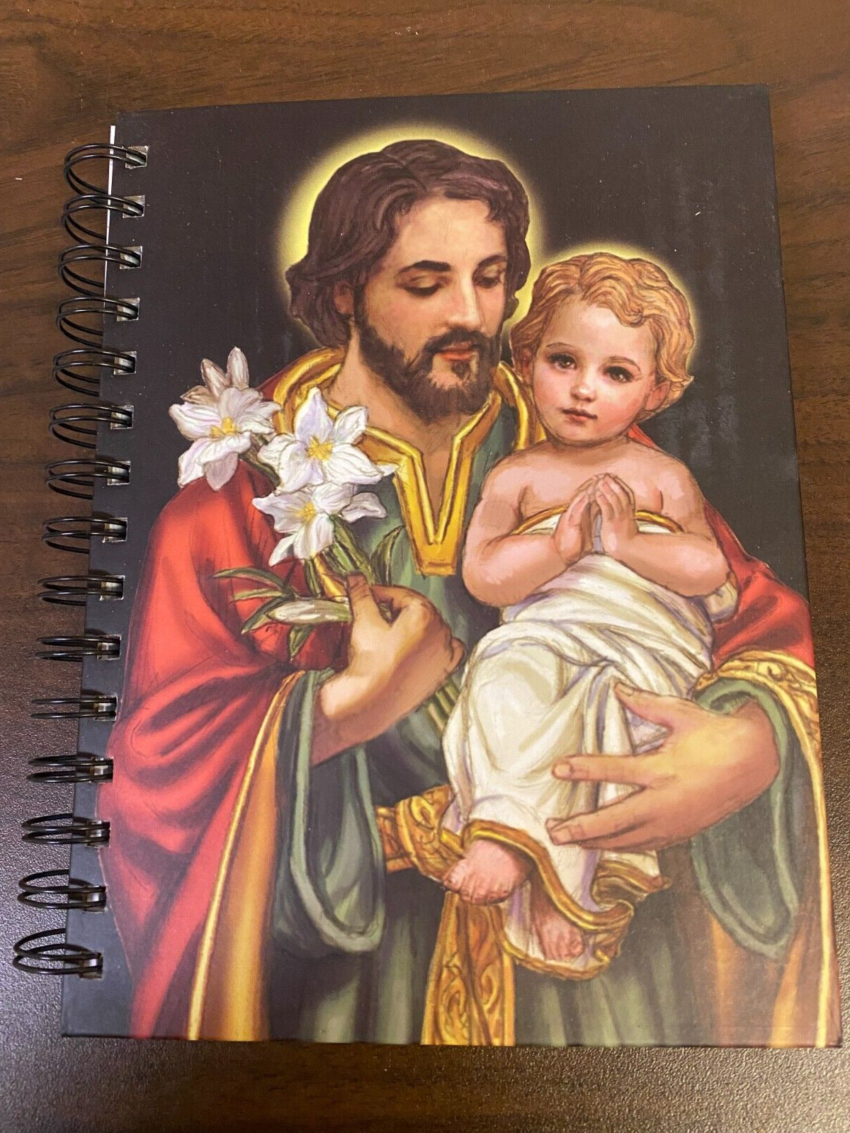 Saint Joseph with Child Hardcover Journal/Notebk, New #1 - Bob and Penny Lord