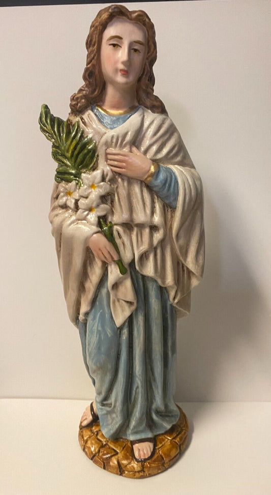 Saint Maria Goretti 9.5" Statue, New from Colombia #L023 - Bob and Penny Lord