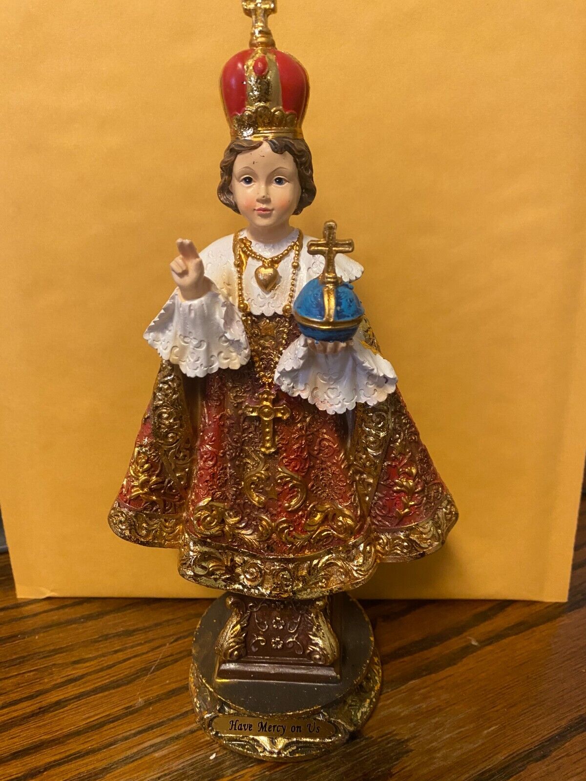 Infant Jesus of Prague 8.75" Statue, New - Bob and Penny Lord