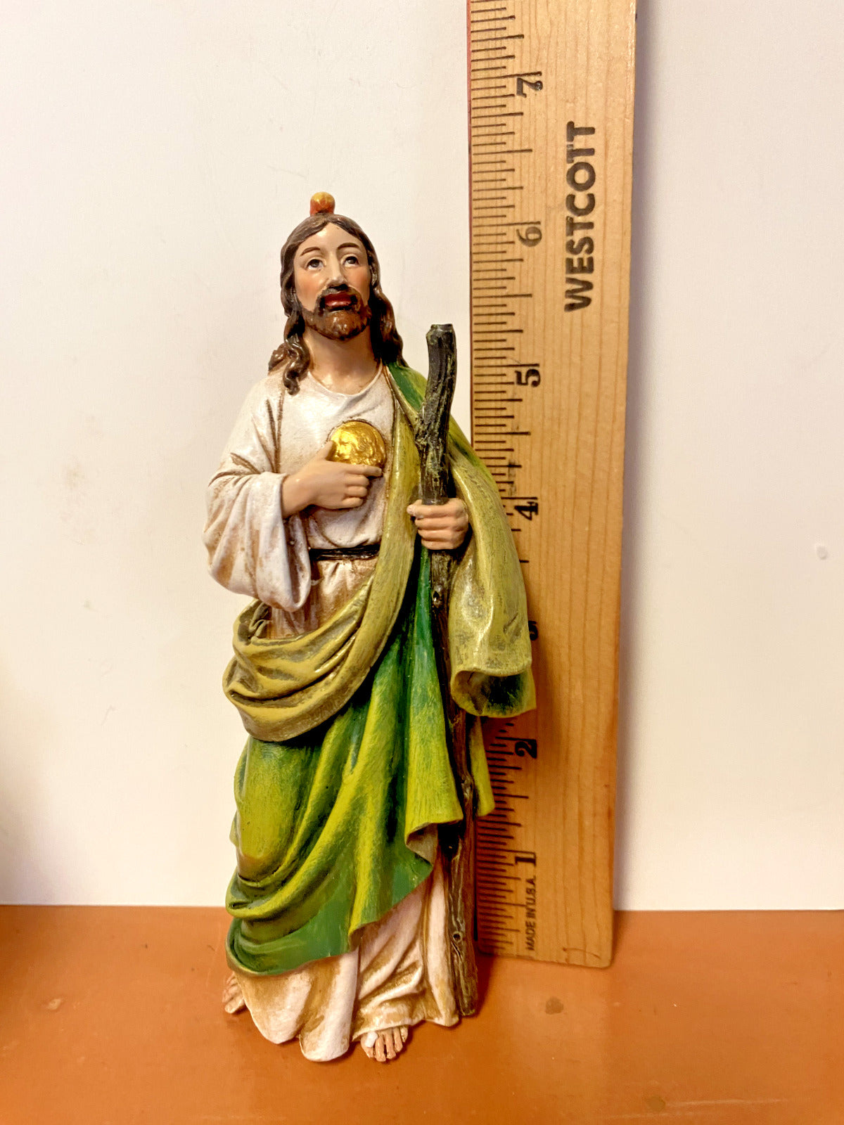 Saint Jude (Patron Saint of Difficult Situations) 6" Statue , New