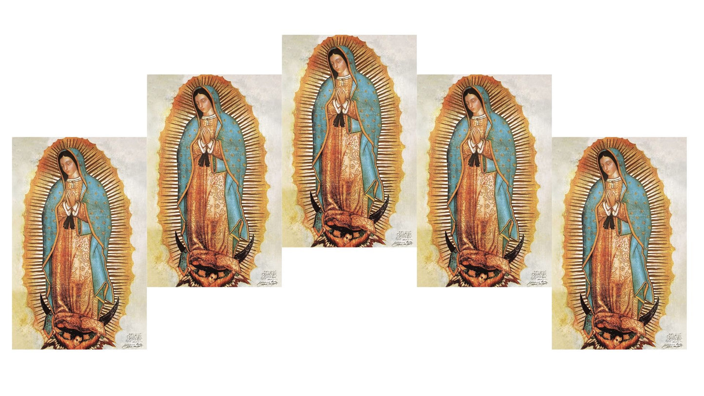 Our Lady of Guadalupe words to Juan Diego Prayer Card Packages