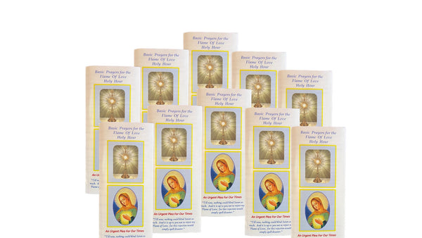 Flame of Love Holy Hour Trifold Packages