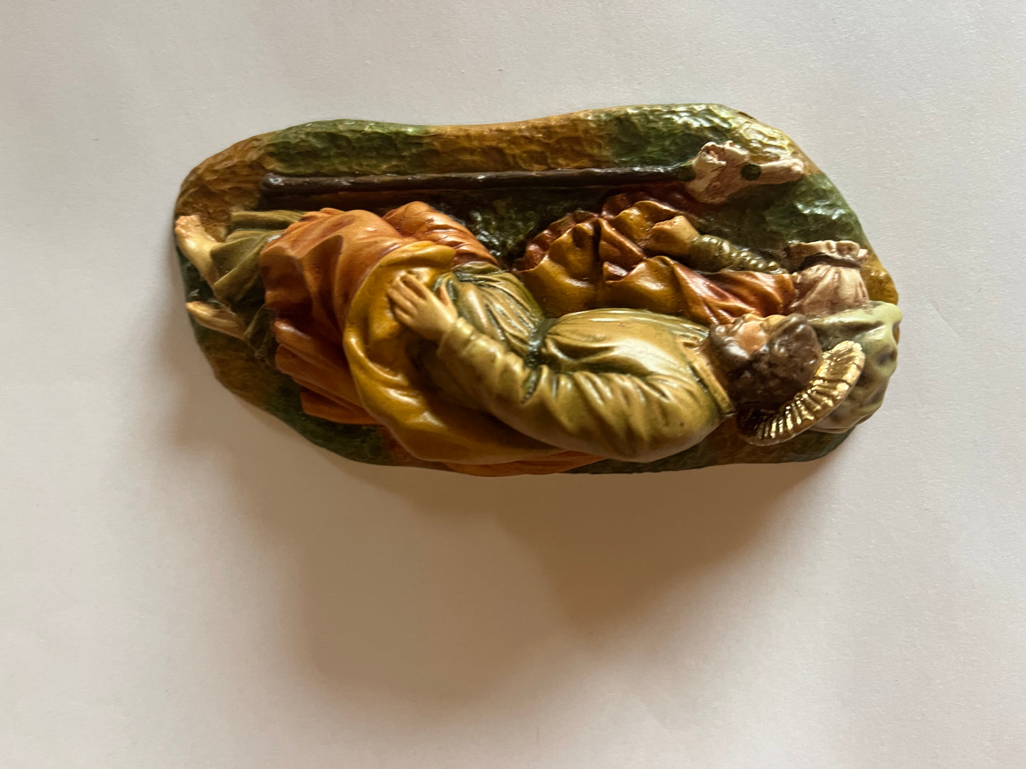 Sleeping Saint Joseph Statue 5 Inch hand painted in Colombia