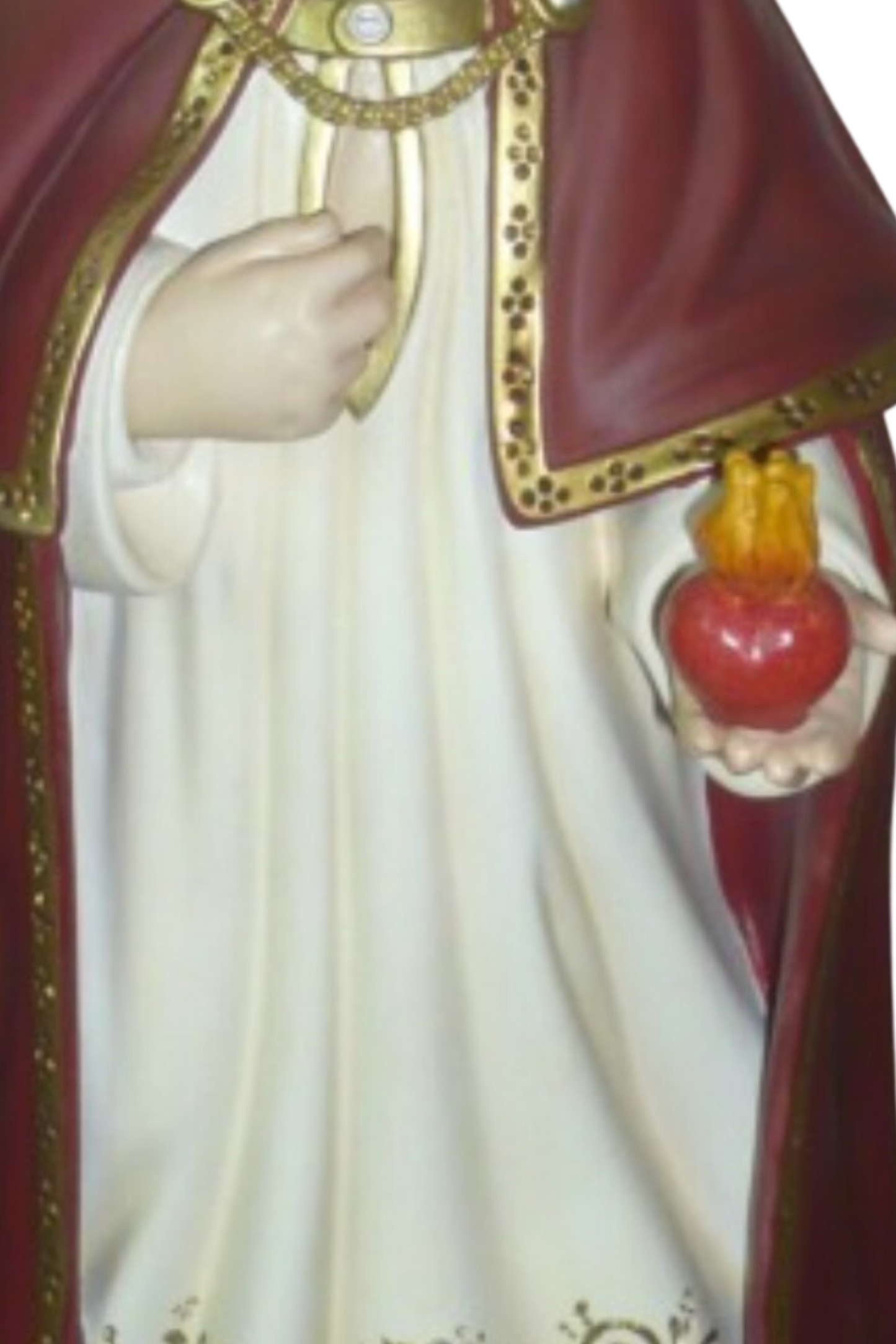 14 inch Divine Child Jesus King of Love Statue hand made in Colombia - Bob and Penny Lord