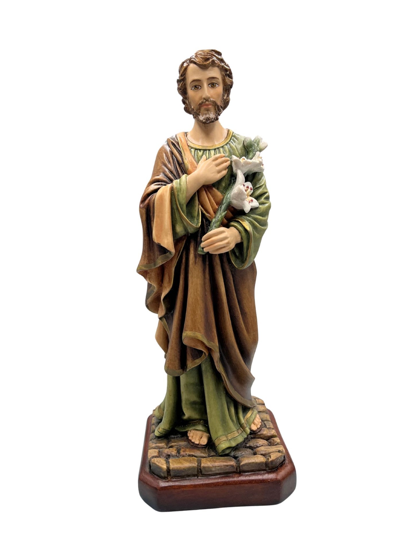 Saint Joseph Statue 11" handmaid in Colombia - Bob and Penny Lord