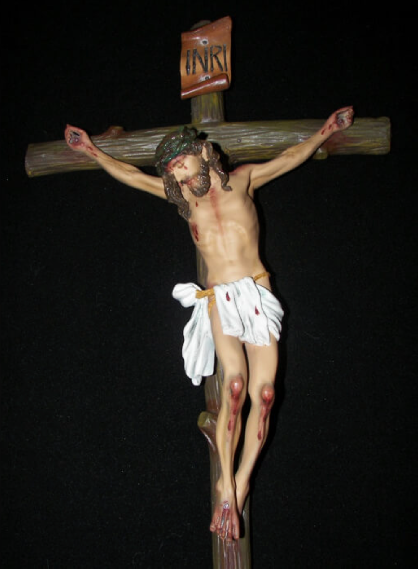 24 inch Crucifix hand made in Colombia