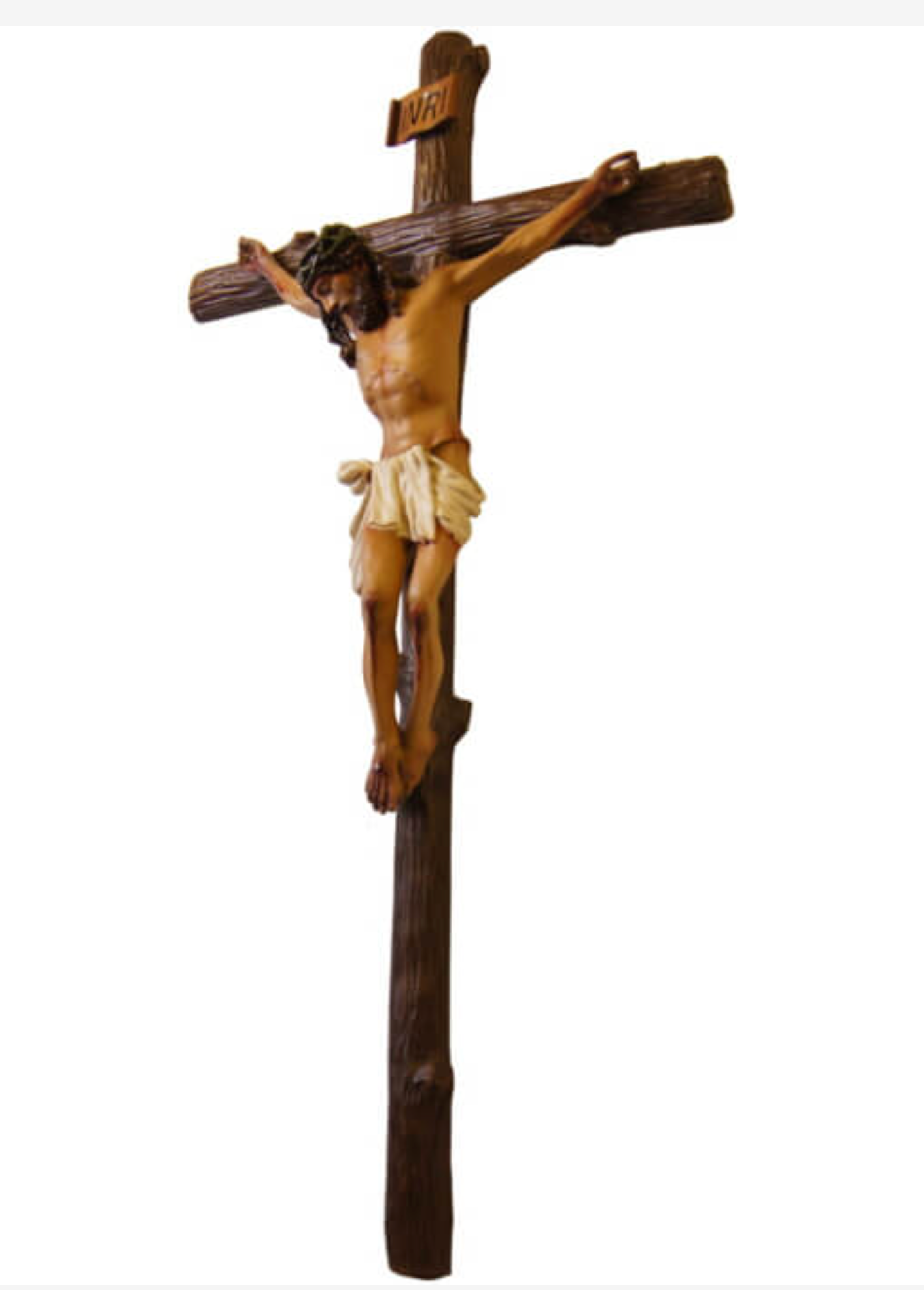 24 inch Crucifix hand made in Colombia